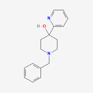 molecular formula C17H20N2O B2653444 1-Benzyl-4-(pyridin-2-YL)piperidin-4-OL CAS No. 65869-51-4