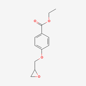 molecular formula C12H14O4 B2653468 Ethyl 4-(oxiran-2-ylmethoxy)benzoate CAS No. 50625-94-0