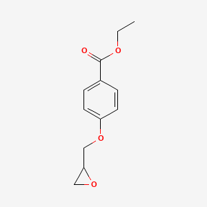 molecular formula C12H14O4 B2653468 4-(环氧-2-基甲氧基)苯甲酸乙酯 CAS No. 50625-94-0