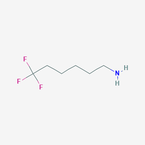 molecular formula C6H12F3N B2653503 6,6,6-Trifluoro-hexylamine CAS No. 115619-28-8