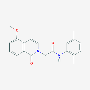 molecular formula C20H20N2O3 B2653591 N-(2,5-dimethylphenyl)-2-(5-methoxy-1-oxoisoquinolin-2-yl)acetamide CAS No. 868223-35-2
