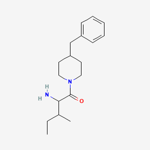 molecular formula C18H28N2O B2653672 2-氨基-1-(4-苄基哌啶-1-基)-3-甲基戊烷-1-酮 CAS No. 1008050-64-3