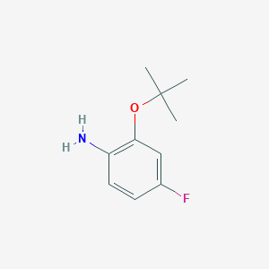 molecular formula C10H14FNO B2653703 2-(Tert-butoxy)-4-fluoroaniline CAS No. 1248597-34-3