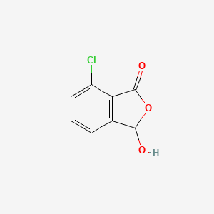 molecular formula C8H5ClO3 B2653737 7-Chloro-3-hydroxy-3H-isobenzofuran-1-one CAS No. 70097-44-8