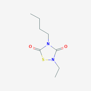 molecular formula C8H14N2O2S B2653741 4-Butyl-2-ethyl-1,2,4-thiadiazolidine-3,5-dione CAS No. 410074-60-1