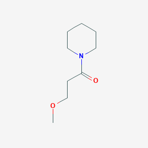 molecular formula C9H17NO2 B2653783 3-Methoxy-1-piperidin-1-ylpropan-1-one CAS No. 5830-21-7