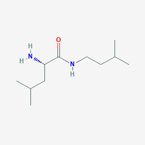 molecular formula C11H24N2O B2653810 (2S)-2-Amino-4-methyl-N-(3-methylbutyl)pentanamide CAS No. 84851-37-6