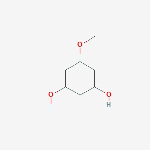 molecular formula C8H16O3 B2653814 3,5-Dimethoxycyclohexan-1-ol CAS No. 191865-61-9
