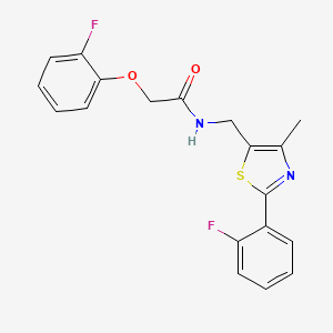 2-(2-fluorophenoxy)-N-((2-(2-fluorophenyl)-4-methylthiazol-5-yl)methyl)acetamide