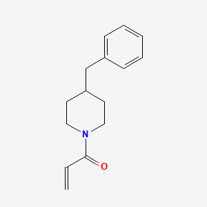molecular formula C15H19NO B2653872 1-(4-Benzylpiperidino)-2-propene-1-one CAS No. 205435-93-4