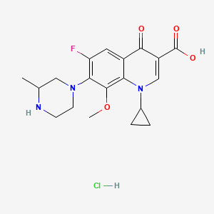 molecular formula C19H23ClFN3O4 B2653901 Gatifloxacin hydrochloride CAS No. 112811-59-3; 121577-32-0; 160738-57-8