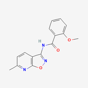 2-methoxy-N-(6-methyl[1,2]oxazolo[5,4-b]pyridin-3-yl)benzamide