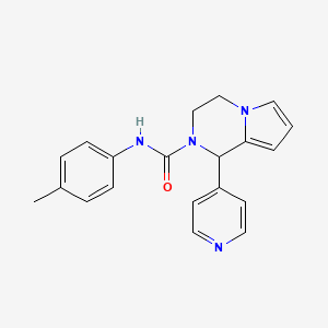 1-(pyridin-4-yl)-N-(p-tolyl)-3,4-dihydropyrrolo[1,2-a]pyrazine-2(1H)-carboxamide