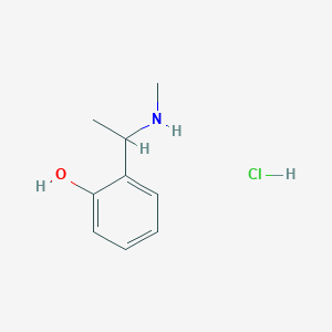 2-[1-(Methylamino)ethyl]phenol hydrochloride