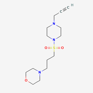 4-[3-(4-Prop-2-ynylpiperazin-1-yl)sulfonylpropyl]morpholine