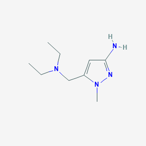 5-[(diethylamino)methyl]-1-methyl-1H-pyrazol-3-amine