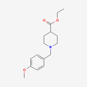 molecular formula C16H23NO3 B2654030 Ethyl 1-(4-methoxybenzyl)piperidine-4-carboxylate CAS No. 148729-11-7