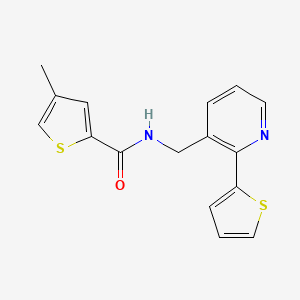 4-methyl-N-((2-(thiophen-2-yl)pyridin-3-yl)methyl)thiophene-2-carboxamide