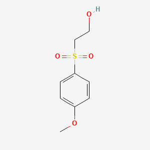 molecular formula C9H12O4S B2654044 Ethanol, 2-[(4-methoxyphenyl)sulfonyl]- CAS No. 35848-00-1