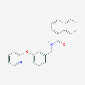N-(3-(pyridin-2-yloxy)benzyl)-1-naphthamide