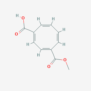 molecular formula C11H10O4 B2654098 (1E,3E,5Z,7Z)-4-Methoxycarbonylcycloocta-1,3,5,7-tetraene-1-carboxylic acid CAS No. 2445816-09-9