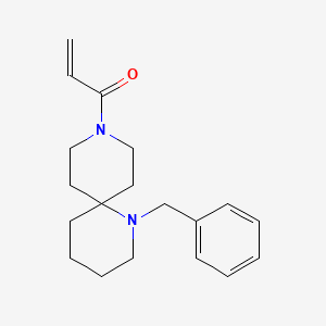 1-{1-Benzyl-1,9-diazaspiro[5.5]undecan-9-yl}prop-2-en-1-one