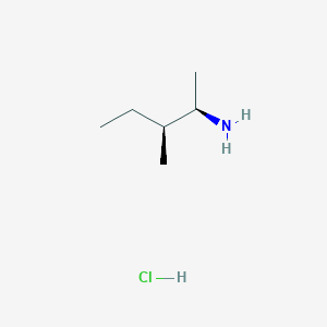 molecular formula C6H16ClN B2654129 (2R,3S)-3-甲基戊烷-2-胺盐酸盐 CAS No. 2193052-02-5