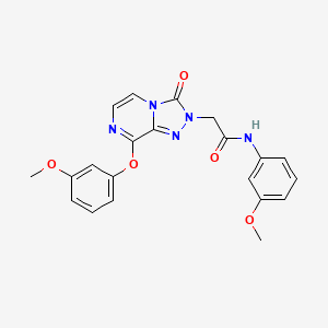 2-(8-(3-methoxyphenoxy)-3-oxo-[1,2,4]triazolo[4,3-a]pyrazin-2(3H)-yl)-N-(3-methoxyphenyl)acetamide