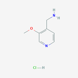molecular formula C7H11ClN2O B2654236 (3-甲氧基吡啶-4-基)甲胺盐酸盐 CAS No. 1841081-76-2