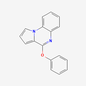molecular formula C17H12N2O B2654278 4-Phenoxypyrrolo[1,2-a]quinoxaline CAS No. 338401-27-7