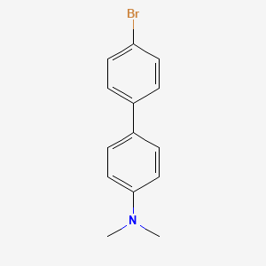 molecular formula C14H14BrN B2654302 4-Bromo-4'-dimethylaminobiphenyl CAS No. 92194-03-1