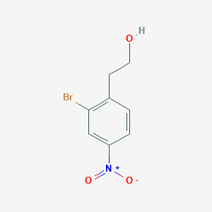 molecular formula C8H8BrNO3 B2654326 2-Bromo-4-nitrophenethyl alcohol CAS No. 101212-94-6