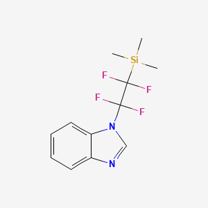 1-(1,1,2,2-tetrafluoro-2-(trimethylsilyl)ethyl)-1H-benzimidazole