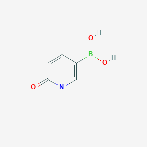 molecular formula C6H8BNO3 B2654384 (1-Methyl-6-oxo-1,6-dihydropyridin-3-yl)boronic acid CAS No. 1083169-01-0