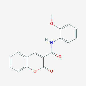 molecular formula C17H13NO4 B2654451 N-(2-甲氧基苯基)-2-氧代-2H-苯并色烯-3-甲酰胺 CAS No. 3949-39-1