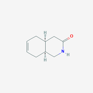 molecular formula C9H13NO B2654478 (4As,8aS)-2,4,4a,5,8,8a-hexahydro-1H-isoquinolin-3-one CAS No. 1253265-30-3