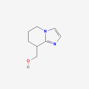 molecular formula C8H12N2O B2654485 5,6,7,8-四氢咪唑并[1,2-a]吡啶-8-基甲醇 CAS No. 1824356-77-5