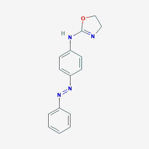 molecular formula C15H14N4O B026545 2-(p-Phenylazoanilino)-2-oxazoline CAS No. 102583-78-8