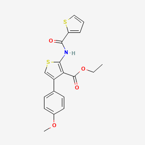 Ethyl 4-(4-methoxyphenyl)-2-(2-thienylcarbonylamino)thiophene-3-carboxylate