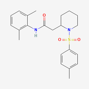 N-(2,6-dimethylphenyl)-2-(1-tosylpiperidin-2-yl)acetamide