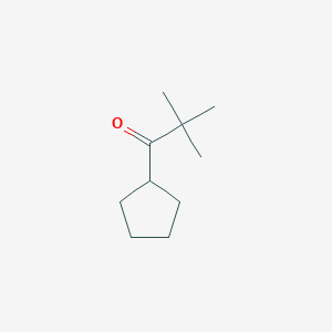 molecular formula C10H18O B2654533 1-环戊基-2,2-二甲基丙烷-1-酮 CAS No. 1183979-91-0
