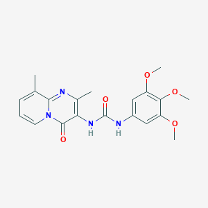 1-(2,9-dimethyl-4-oxo-4H-pyrido[1,2-a]pyrimidin-3-yl)-3-(3,4,5-trimethoxyphenyl)urea