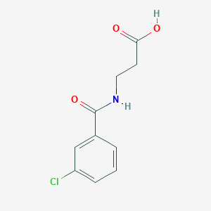 molecular formula C10H10ClNO3 B2654640 3-[(3-Chlorobenzoyl)amino]propanoic acid CAS No. 500191-89-9