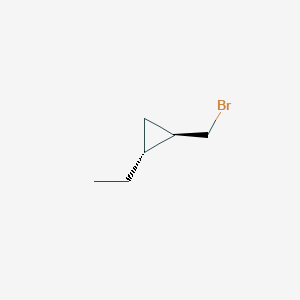 molecular formula C6H11Br B2654644 (1R,2R)-1-(Bromomethyl)-2-ethylcyclopropane CAS No. 1932107-29-3