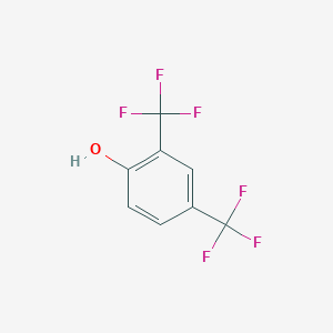 molecular formula C8H4F6O B2654674 2,4-双(三氟甲基)苯酚 CAS No. 908848-70-4