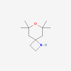 6,6,8,8-Tetramethyl-7-oxa-1-azaspiro[3.5]nonane