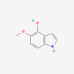 molecular formula C9H9NO2 B2654720 5-甲氧基-1H-吲哚-4-醇 CAS No. 49635-16-7