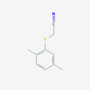 molecular formula C10H11NS B2654788 2-[(2,5-二甲苯基)硫代]乙腈 CAS No. 103575-52-6