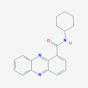 molecular formula C19H19N3O B2654803 N-cyclohexylphenazine-1-carboxamide CAS No. 314028-36-9