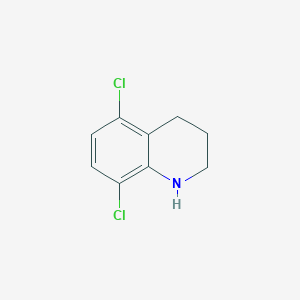 molecular formula C9H9Cl2N B2654869 5,8-二氯-1,2,3,4-四氢喹啉 CAS No. 1019385-18-2